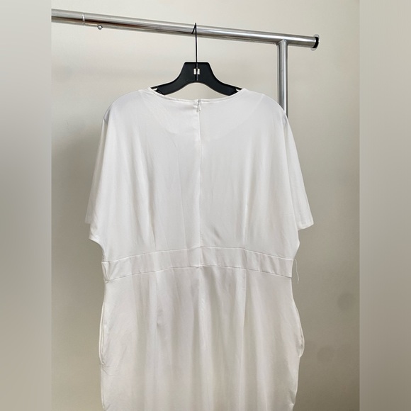 Allandwell White Plus Size Midi Dress Size XXL New With Tags - Picture 5 of 7